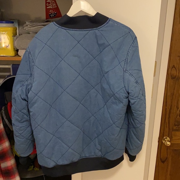 LEVI’S reversible Sherpa bomber jacket size Large - Picture 2 of 7